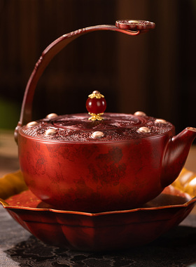 【朱炳仁专场】飞天莲华茶礼套装功夫茶具茶壶茶杯套装