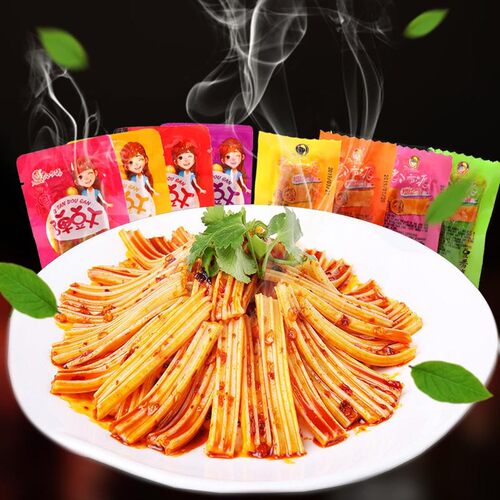 麻辣小零食辣味面筋凉皮辣条小1斤吃休闲食品网红四川特产散装辣 - 图0