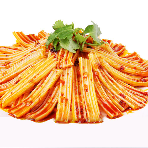 麻辣小零食辣味面筋凉皮辣条小1斤吃休闲食品网红四川特产散装辣 - 图3