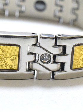 保健招财貔貅抗疲劳钛钢情侣手链