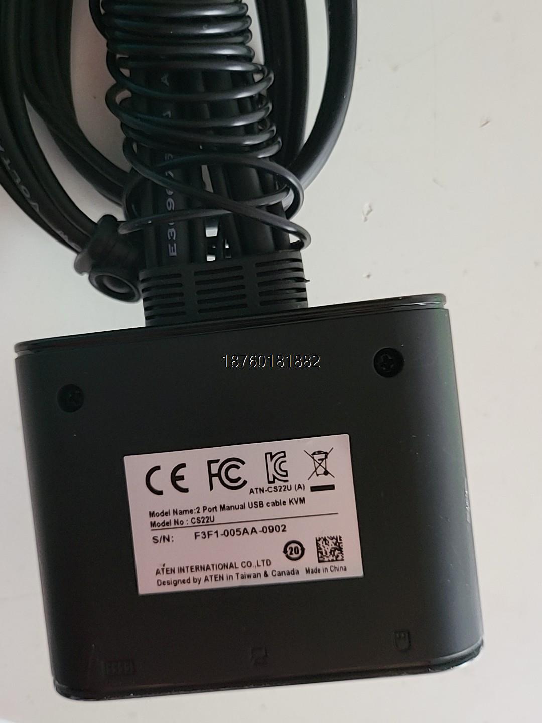 议价ATEN宏正 CS22U VGA KVM多电脑切换器2口US - 图2