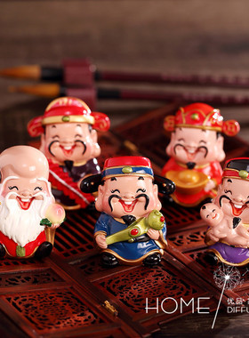 台湾妙工坊福禄寿喜佛像财神爷