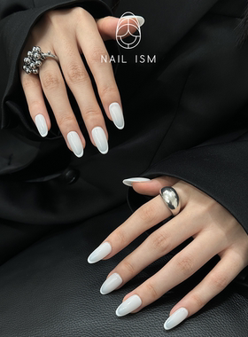 NAILISM美甲高位法式杏仁椭圆