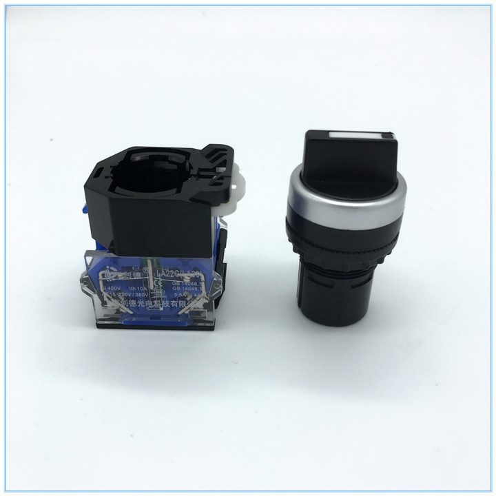正品创德 LA22C(LA38) 按钮 旋钮开关 短柄 长柄  开孔22MM - 图0