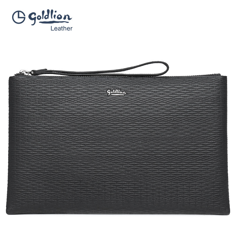 金利来男2023新款商务羊皮手拿包 金利来箱包男士包袋