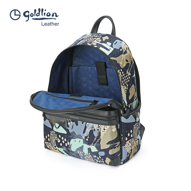 金利来时尚品牌设计感双肩包大容量旅行青年电脑背包男士潮流书包,淘宝优惠券,粉丝福利购,淘宝优惠卷