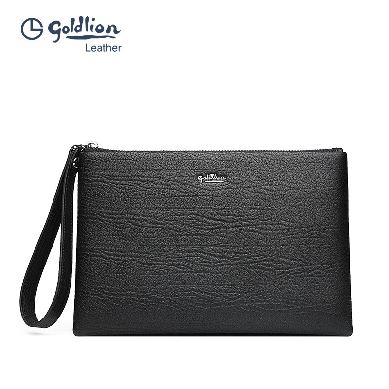 金利来2023新款青年真皮男士手拿包 金利来箱包男士包袋