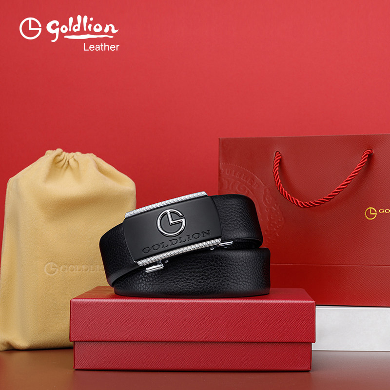 金利来男士自动扣皮带头层牛皮腰带真皮裤带商务休闲正装中青年款,淘宝优惠券,粉丝福利购,淘宝优惠卷