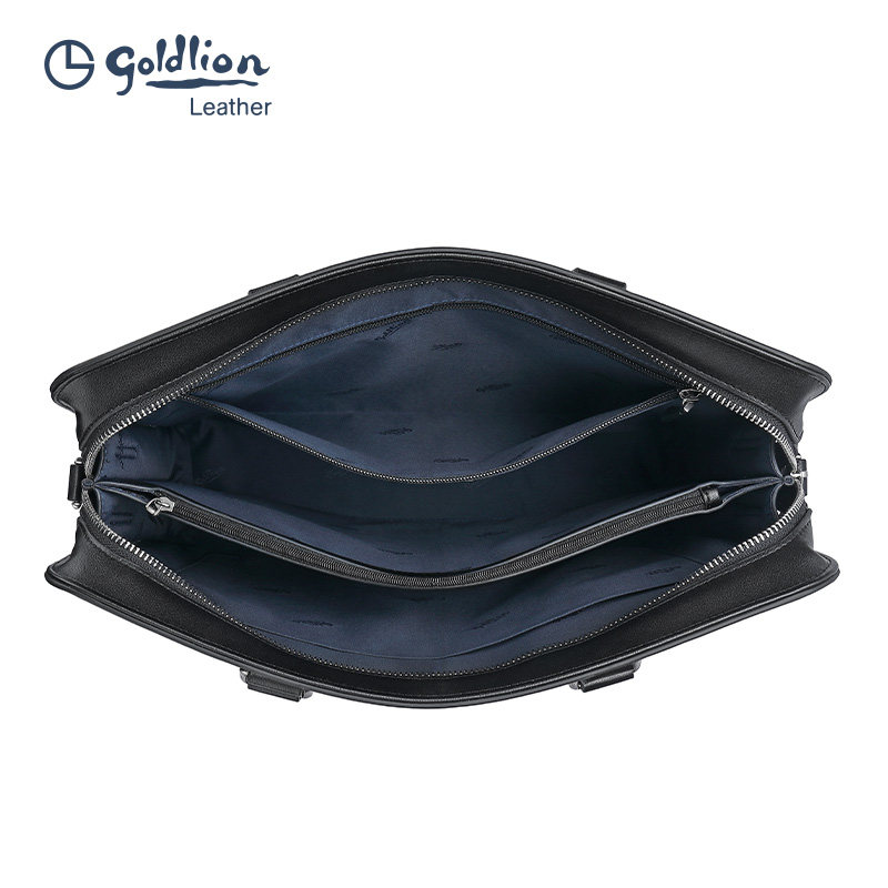 金利来新款真皮手提包休闲男士包包 金利来箱包男士包袋