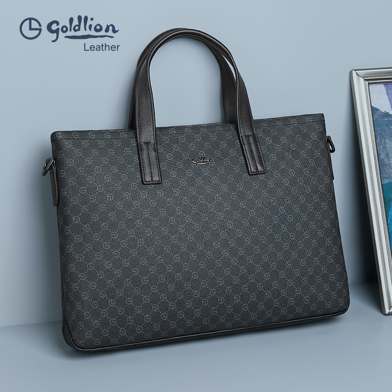 金利来2023新款商务大容量公文包 金利来箱包男士包袋