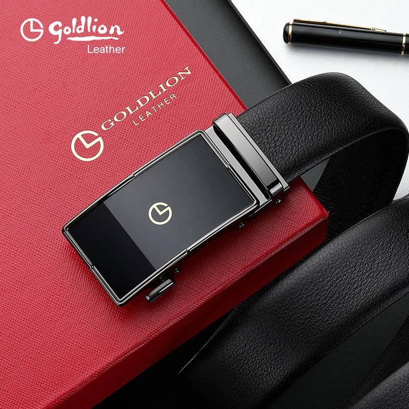 金利来真皮2023新款正品自动扣皮带 金利来箱包腰带/皮带/腰链