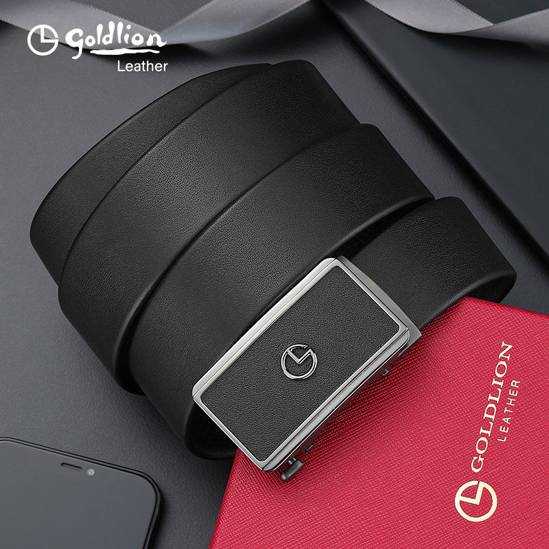 【不锈钢】金利来皮带男真皮腰带自动扣商务腰封头层牛皮裤带,淘宝优惠券,粉丝福利购,淘宝优惠卷