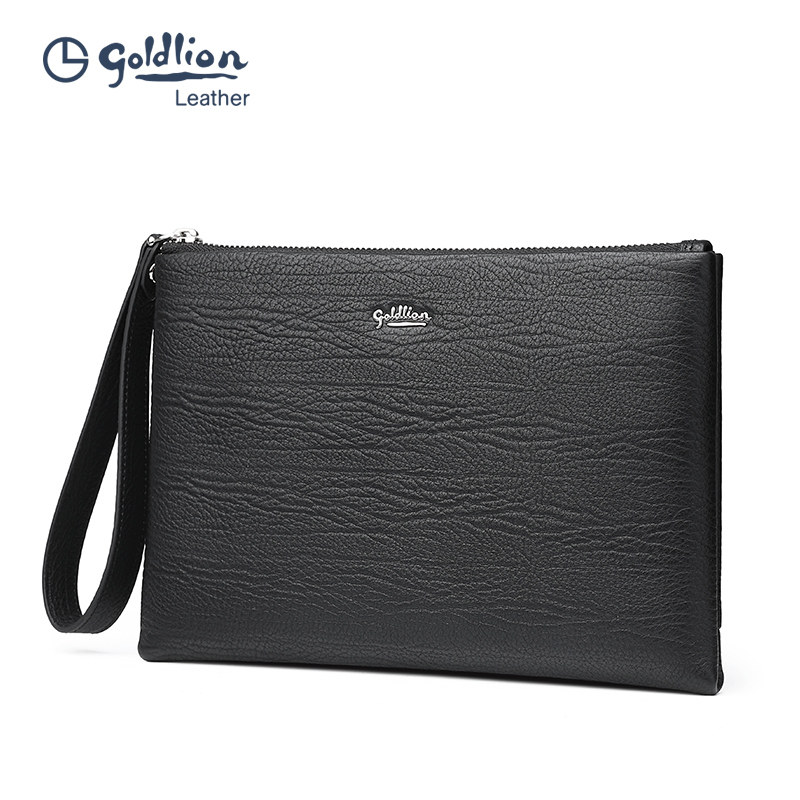 金利来2023新款青年真皮男士手拿包 金利来箱包男士包袋