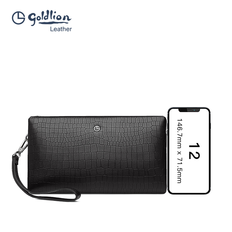 金利来2023新款商务休闲男潮手拿包 金利来箱包男士包袋