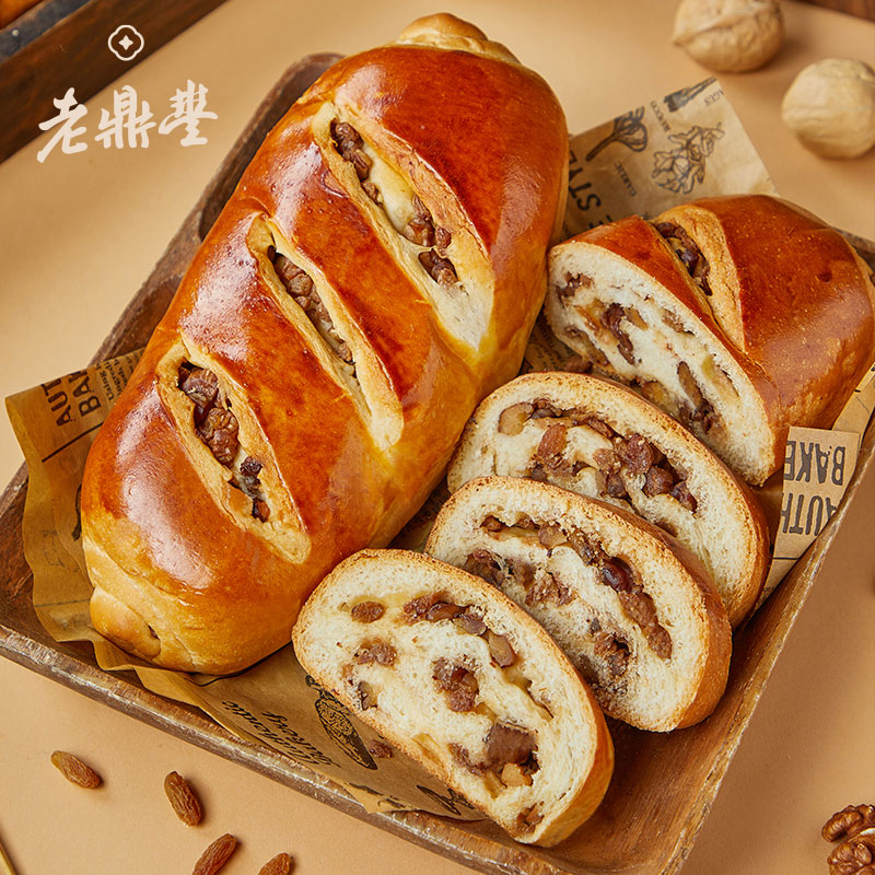 老鼎丰坚果大列巴330g俄罗斯烘焙大列巴麦子面包坚果糕点营养早餐