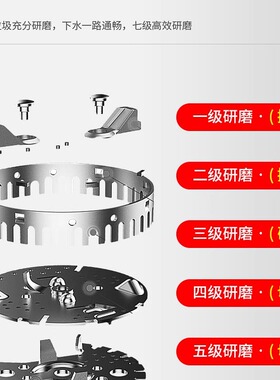 德国垃圾处理器无线开关家用