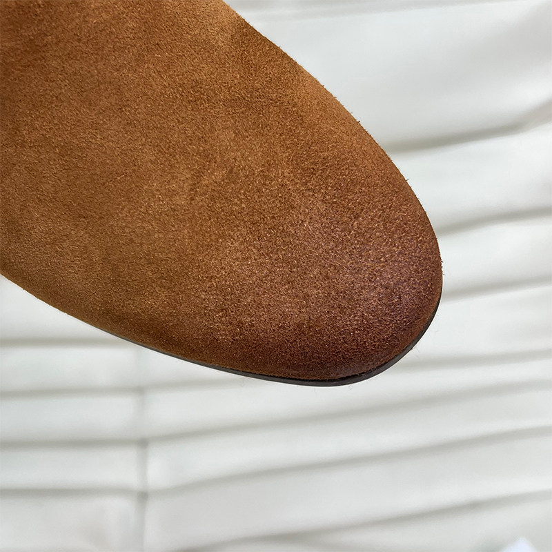 红蜻蜓西部靴秋季女鞋一脚蹬美拉德堆堆靴焦糖色旅游靴子长筒靴女,淘宝优惠券,粉丝福利购,淘宝优惠卷