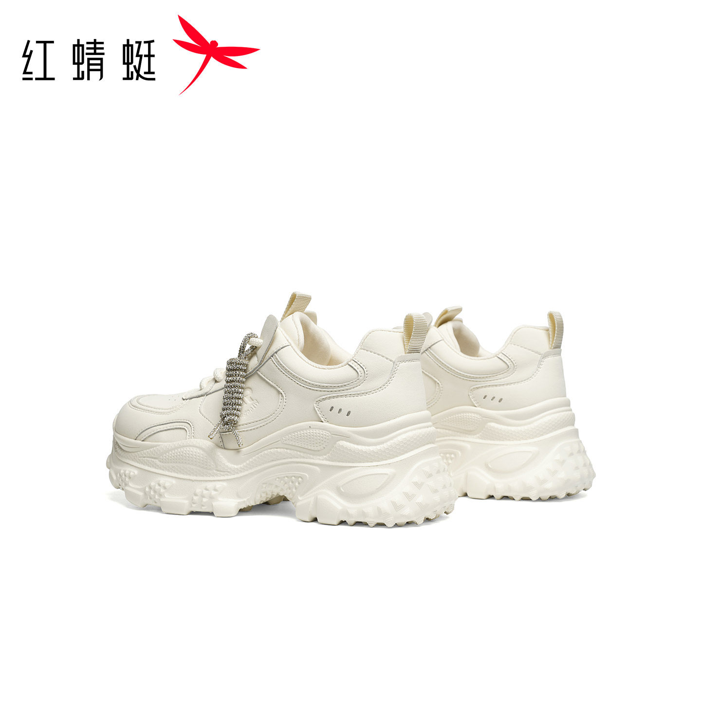 红蜻蜓老爹鞋2026春季新款女鞋显瘦厚底运动增高小个子百搭休闲鞋,淘宝优惠券,粉丝福利购,淘宝优惠卷