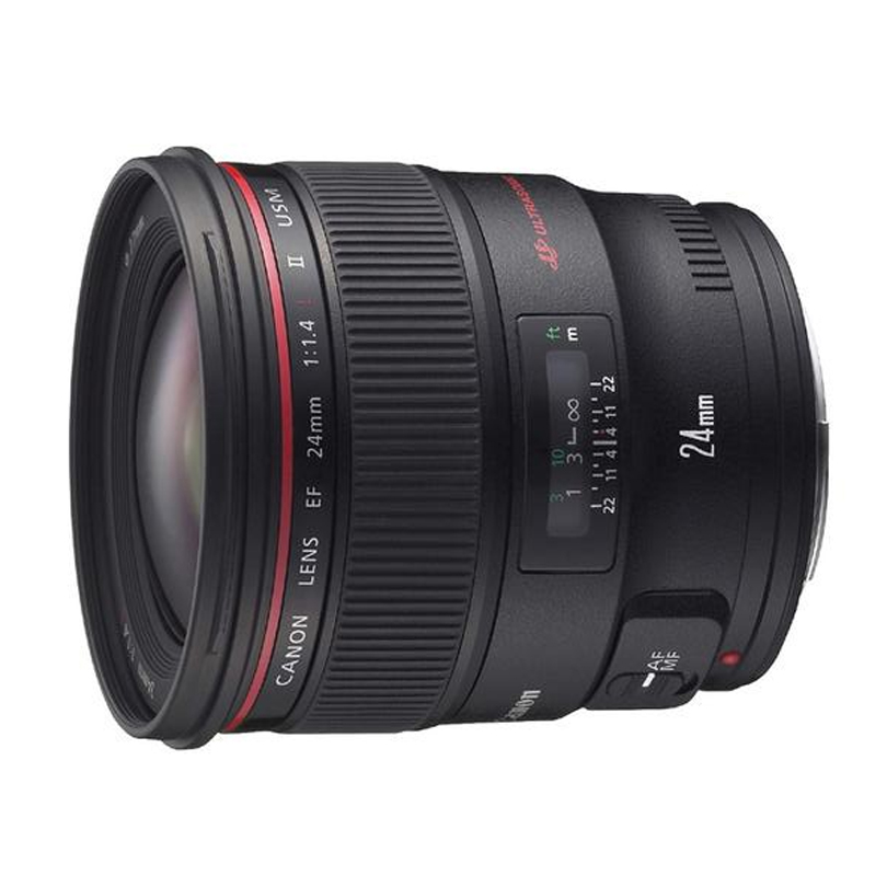 出租镜头佳能 EF 24mm F1.4 L II USM 二代 24L寰宇器材租赁免押 - 图0