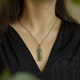 High quality jade bamboo auspicious pendant bamboo pendant