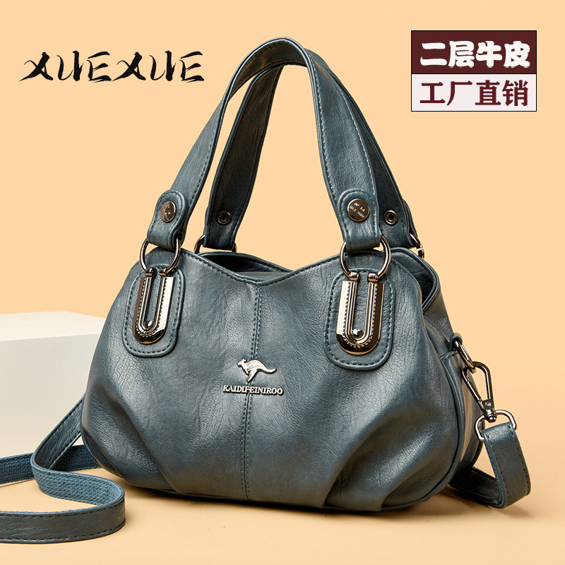 婆婆妈妈包2025新款爆款包包女真皮女士中年手提包软皮单肩斜挎包,淘宝优惠券,粉丝福利购,淘宝优惠卷