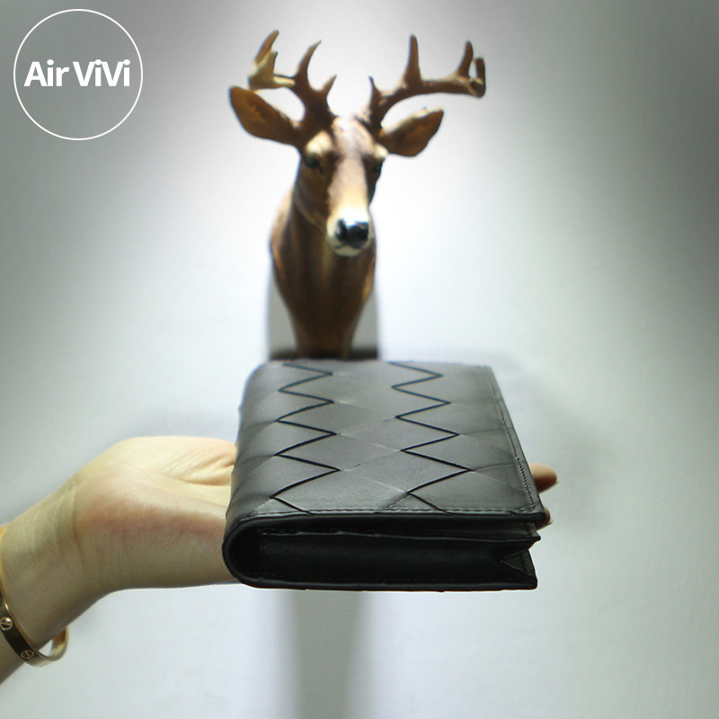 【Airvivi高端】18S93-定制新款手工编织真皮头层牛皮女士钱包,淘宝优惠券,粉丝福利购,淘宝优惠卷