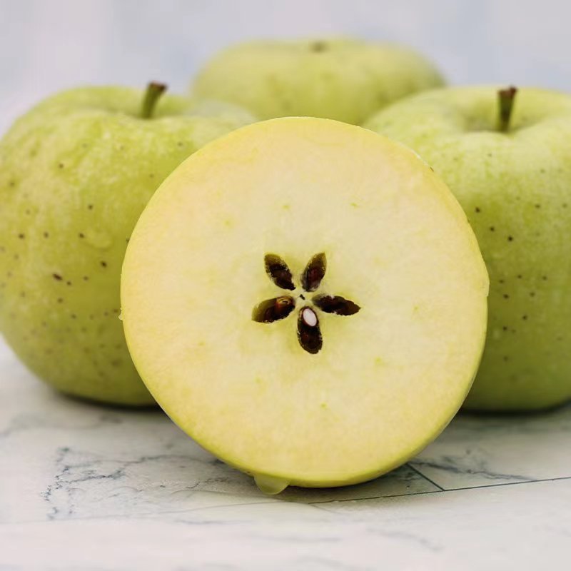 新疆青森王林苹果正宗阿克苏青苹果丑奶油日本水果当季新鲜雀斑果 - 图3