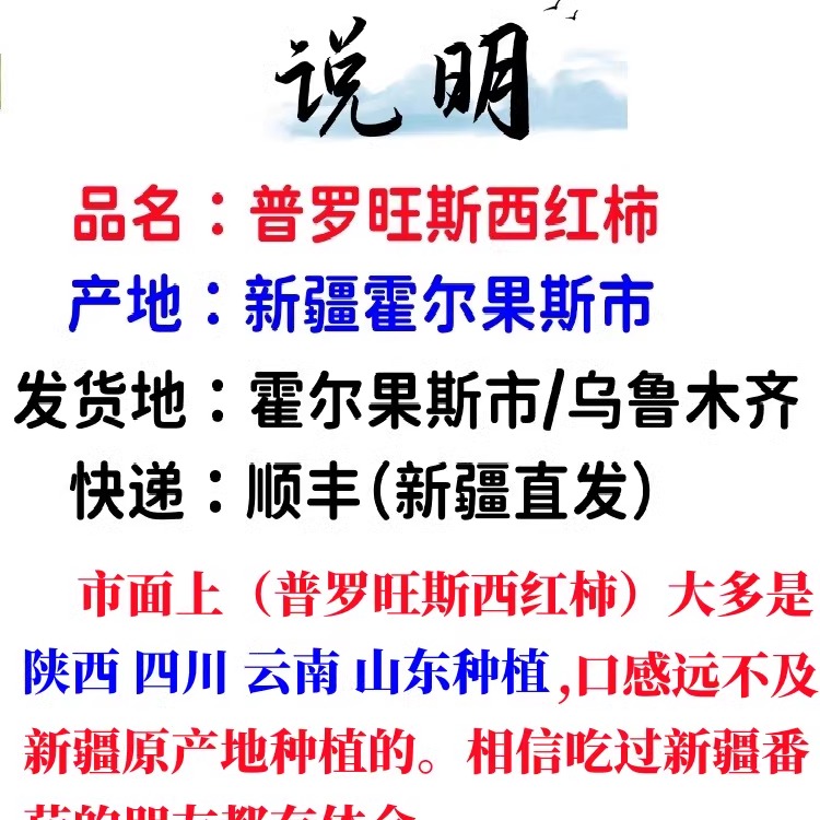 新疆普罗旺斯西红柿霍尔果斯番茄沙瓤生吃自然熟现摘孕妇水果顺丰 - 图0