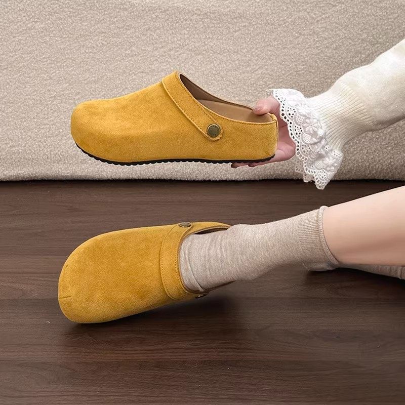 日本GP复古厚底内增高包头拖女2026春季外穿懒人一脚蹬防滑勃肯鞋,淘宝优惠券,粉丝福利购,淘宝优惠卷