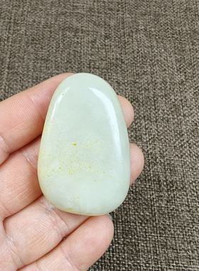 和田玉原石把件挂件吊坠青白玉