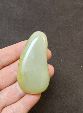 和田玉原石把件挂件吊坠青白玉