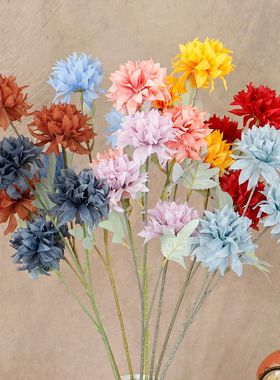 3头水晶刺球 轻奢仿真花拍照道具小摆件产品摄影拍摄装饰家居摆件