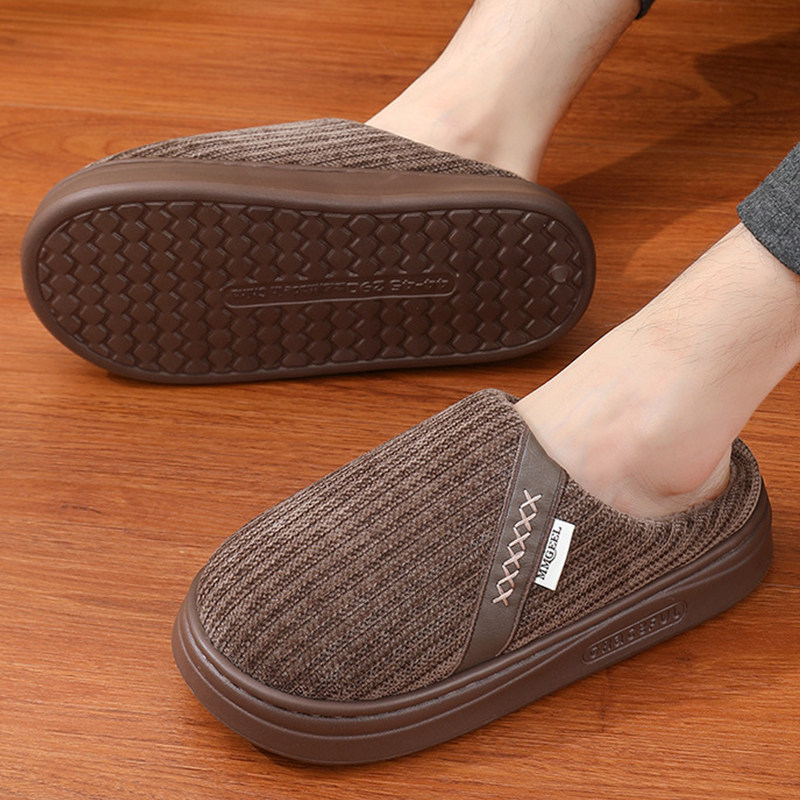 新款冬季特大码男鞋子45男士室内包跟棉拖鞋46户外保暖羊毛棉鞋47,淘宝优惠券,粉丝福利购,淘宝优惠卷