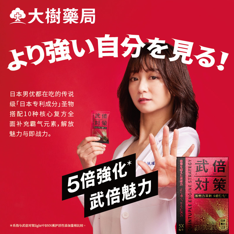 日本武倍对策男性滋补保健精力锌 大树连锁药局海外其它植物提取物