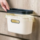 Uncovered 10L wall-mounted trash can press ring design