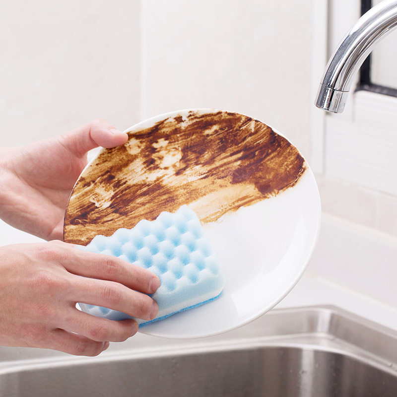 洗碗海绵双面三层海绵擦百洁布4个装厨房用品洗锅清洁去油海绵块,淘宝优惠券,粉丝福利购,淘宝优惠卷