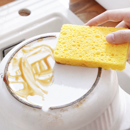 Натуральная гигиеническая мощная зеленая губка для ванны, хорошо впитывает воду