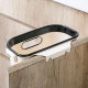 Uncovered 10L wall-mounted trash can press ring design