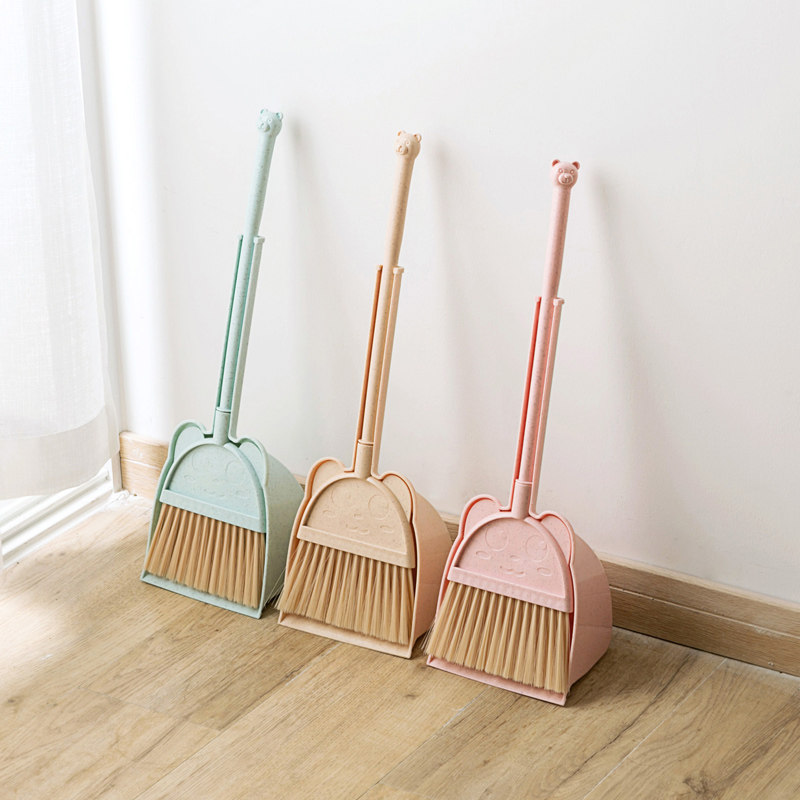 儿童小扫把簸箕苕帚套装 学习扫地工具家用笤帚软毛扫帚撮箕组合,淘宝优惠券,粉丝福利购,淘宝优惠卷