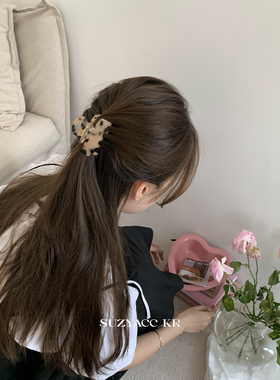 suzyacc kr法式中号醋酸板材抓夹女高级感2026新款复古小众盘发夹