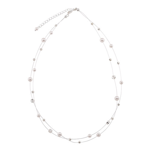 suzyacc kr仿珍珠满天星项链女高级轻奢小众锁骨链温柔气质颈链 - 图3