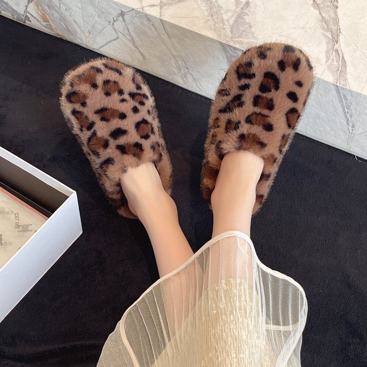 复古红卷毛勃肯鞋秋冬保暖加厚棉拖懒人百搭气质拖鞋居家包头鞋,淘宝优惠券,粉丝福利购,淘宝优惠卷