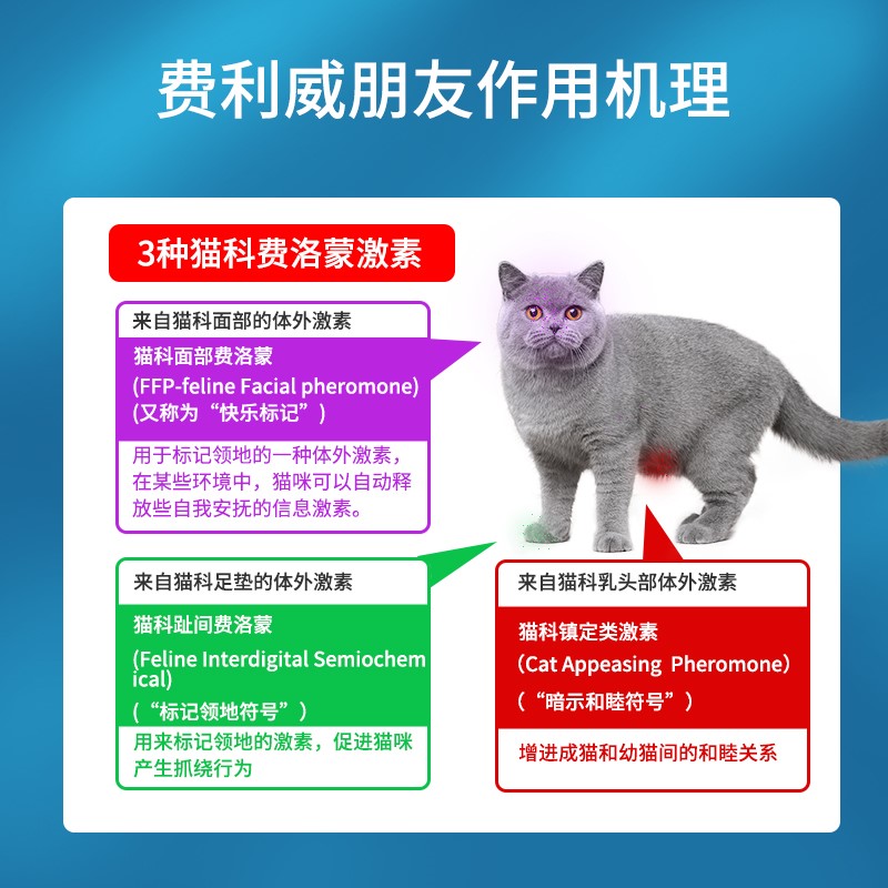 费利威朋友补充液48ml替换Feliway猫镇静情绪防猫咪打架和平相处 - 图1