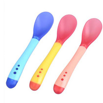 Hot Sale 3pcs set Small Toddlers Utensils Plastic Baby Spoon