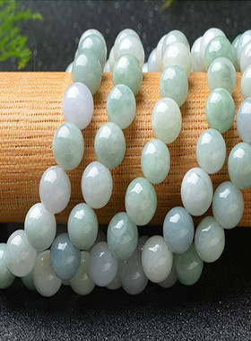 男女款浅绿色玉石天然玛瑙佛珠