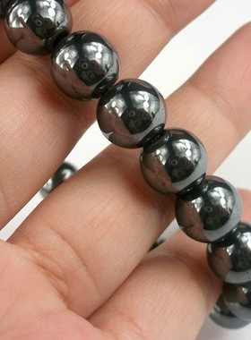 厂家直销磁性黑胆石手钏磁石手链