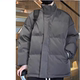~Waterproof cotton coat, left gray M and L, clear, clear~