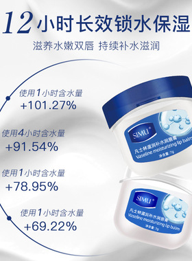 丝幕正品凡士林唇膏保湿滋润