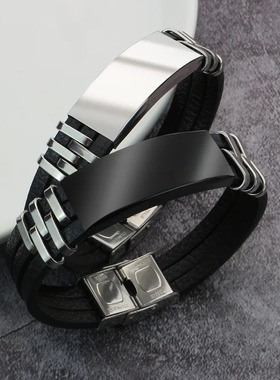 刻字不锈钢防水运动手链