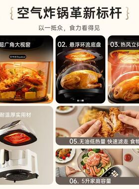 高颜值可视化空气炸锅大屏幕